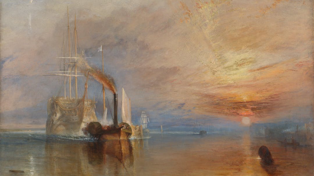 The Fighting Téméraire tugged to her last Berth to be broken - J. M. W. Turner
