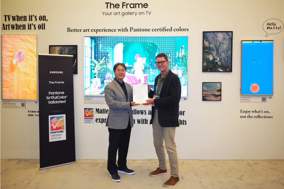 Samsung Announces new 2024 Frame TV at CES Frame Crop